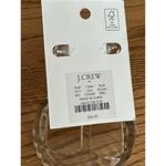 J.Crew Silver Hypoallergenic Crescent Moon Earrings With Secure Ear Post NWT Photo 2