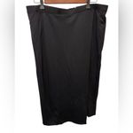 Betabrand The Sassiest Crop Legging XXL Black Skirt Overlay Pants W0813-BK Knit Photo 4