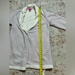 Betsey Johnson Plush Fleece Robe Womens Sz L Belted Shawl Collar Pockets Photo 4