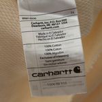 Carhartt Force Ivory Cream Waffle Knit Long Sleeve Tunic Oversized Pullover Photo 9