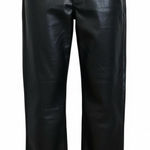 Aritzia Wilfred The Melina Pant In Black Faux Leather Size 12 Photo 0