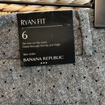 Banana Republic NWT  Ryan Mid-Rise Tweed Woven Career Dress Pant Trouser, 6 Photo 7