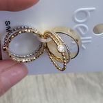Belk NWT Gold Tone Ring Set Photo 13