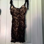 Lulus  Black Lace Dress Mini Photo 1