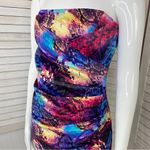 Speechless  Satin Multicolor Snakeskin Print Strapless Mini Dress Juniors 5 Photo 3