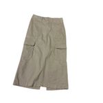 Universal Threads Universal Thread‎ Khaki Cargo Maxi Skirt Utility Safari Style Size 4 Photo 3