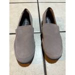 Clarks New  Haley Park Womens Gray Suede Slip On Loafer Flats Shoes Sz 8.5 Photo 1
