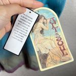 Art and Soul Rainbow Hippie Cardigan Sweater Womens Medium Retro New Blue Photo 4