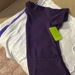 Purple Short Sleeve Zip Photo 7