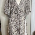 Reformation  Monica women’s snake print dress L Photo 2