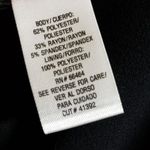 Sandra Darrel SANDRA DARREN Black Career Sheath Dress Size 8. Photo 7