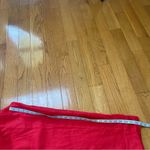 Mango Double-Breasted Linen Cotton Suit Blazer Pants Set Red oversized Sz 1XL Photo 9