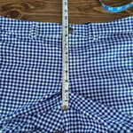 Old Navy Gingham Shorts Blue White Stretch Size 6 Like New Photo 4