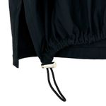 Chalet Black Nylon Drawstring Waist Top Size Large Blouse Photo 1