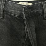 Free People NEW Avery Bermuda Jean Shorts Black Button Fly Raw Hem Sz 31 Biker Photo 7