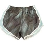 Nike Dry Fit Women’s Silver Green Tempo Track Yoga Sporty Shorts SZ M # 1146 Photo 1