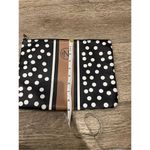 Mud Pie  Black, White, and Brown Makeup Bag Photo 2