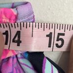 Island Soul  Women's Floral Print Ruffle Bikini Purple Small Top Medium Bottoms Photo 10