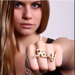 Wildfox  couture‎ foxy double ring 7/8 Photo 0