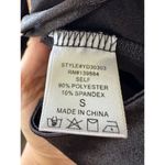 A. Peach Shiny Thick Stretchy Satin Plunge Front Slit Bodycon Maxi Gown Dress S Black Photo 5