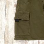 Topshop  Olive Utility Denim Mini Skirt Size 6 Photo 9