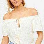 We The Free FREE PEOPLE HUMMINGBIRD top w tassels sz M Photo 0