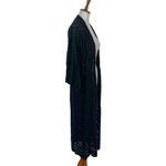 Evil Twin Cardigan One Size Long Blue Open Front Edgy Grunge Streetwear Photo 3