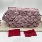 Valentino Garavani NWT Authentic  Purple SpikeMe Clutch Photo 0
