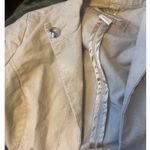 White House | Black Market  Short Sleeve Blazer Jacket Tan Button Front Size 6 Photo 7