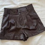 Generation Love Brown Faux Leather short Photo 0