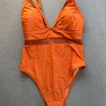 Amazon Orange One Piece Swimsuit Photo 0