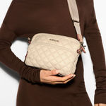 MZ Wallace NWOT Nordstrom MZ WallaceSmall Metro Quilted Nylon Camera Bag In Buff Photo 0