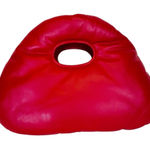 A.W.A.K.E. MODE‎ Small Lucy Faux Leather Padded Top Handle Bag Red Photo 0