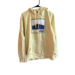 Vans Unisex Pullover Hoodie Yellow M Long Sleeve with Logo Photo 4
