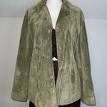 wilson's leather Women's Wilsons and Leather Green Suede Blazer-Jacket XL Photo 0