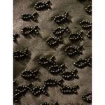 Ice Silk Beaded Ankle Pants Women's Size 10 Black Party Career Black Photo 6