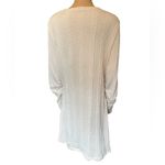 Plus Size Witchy Cable Knit Plaid Flannel Long Sleeve Sweater Cardigan Dress Green Photo 3