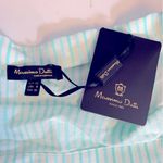 Massimo Dutti Cyan Off-the-Shoulder Linen Top Photo 8