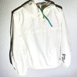 FILA Women’s White Lightweight Windbreaker Jacket Half Zip, Hooded Photo 0