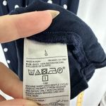 Old Navy  Polka Dot Short Sleeve Maxi Summer Dress Button Womens Large Blue Photo 3