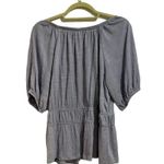 Knox Rose Baby Powder Short Sleeve Textured Blouse Sz M NWT Photo 9