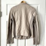 Free People  Fuax Leather Moto Jacket Sz 12 Photo 3