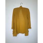Urban Outfitters Pins and Needles Honey Mustard Golden Yellow Open Front Cardigan Sz M Light Photo 6