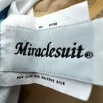 MiracleSuit  Tankini Bandana Print Underwire Spaghetti Strap Ruched Sides Blue 14 Photo 2