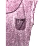 Guess Y2K Slouchy Burnout Rhinestone Pocket Tee Shirt Purple Size S Casual Cute Photo 8