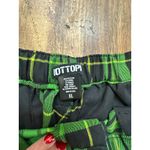 Hot Topic  Women's Green Black Plaid Denim Straight-Leg Pants Size XL Photo 3