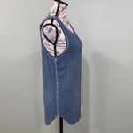 Paige  Georgina Women’s Small Soft Washed Blue Long Tank Top Sleeveless Tunic Photo 4