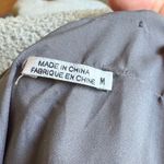 Saylor Goldy Sequin Beaded Mini Cocktail Dress in Gray Photo 2