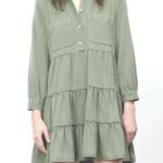 ZARA  Lyocell tiered mini dress Photo 0