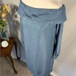 Anthropologie Pilcro and the Letterpress  Off Shoulder Chambray Dress Sz 2💛 Photo 2